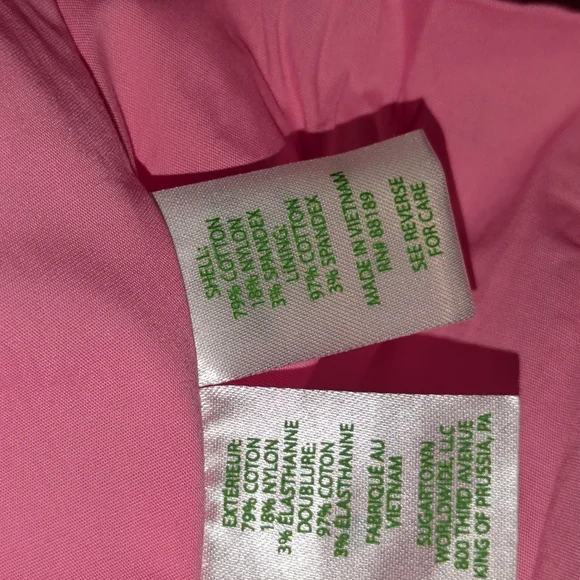 NWT Lilly Pulitzer Confetti Pink Lucilyn One Shoulder Long Dress Sz 14 - Picture 8 of 9